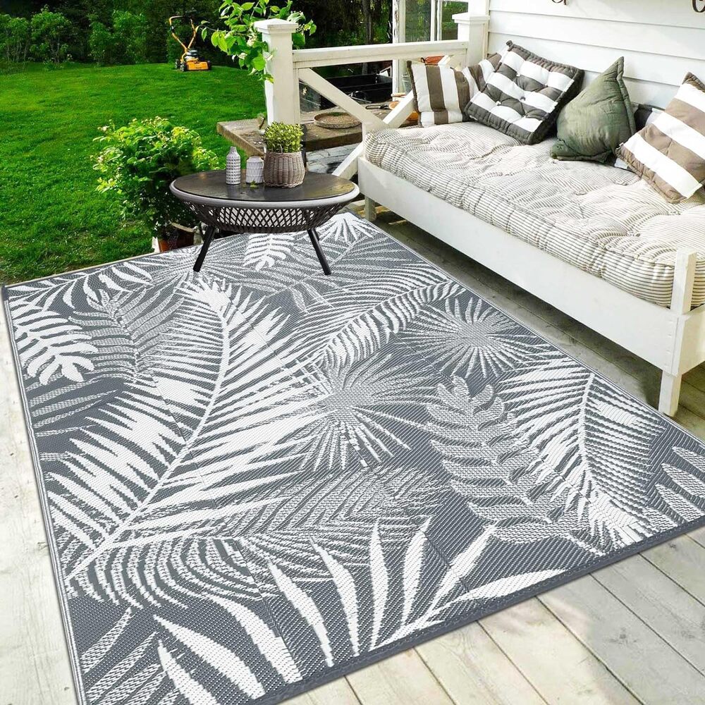 Outdoor Rug 5x7Ft Outdoor Plastic Straw for Patios